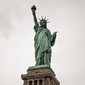 Statue of Liberty Overcast